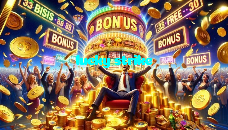 lucky strike casino presented on mobile device in Pakistan with slots and live games