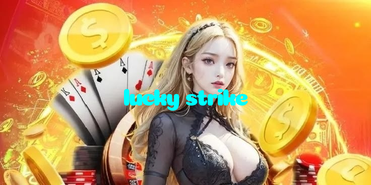 lucky strike casino presented on mobile device in Pakistan with slots and live games
